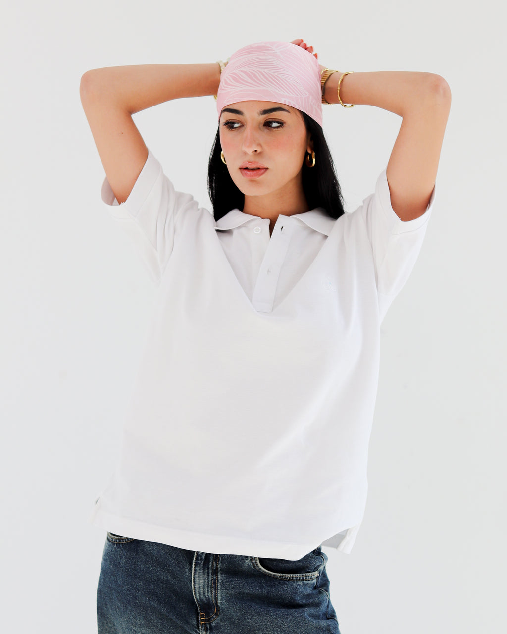 SYNX Pure Polo - White
