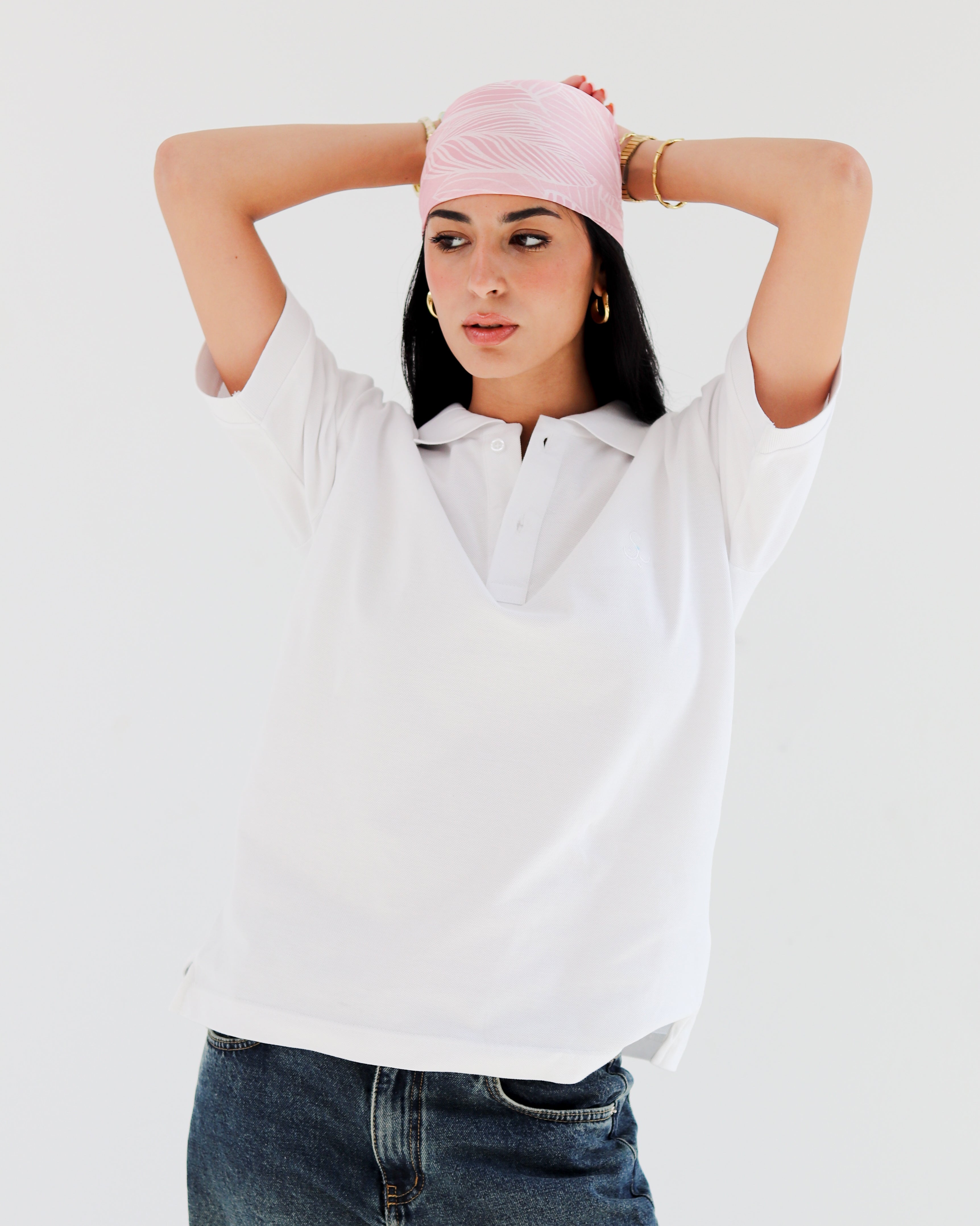 SYNX Pure Polo - White