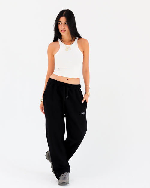 Drop Cuff Jogger - Black