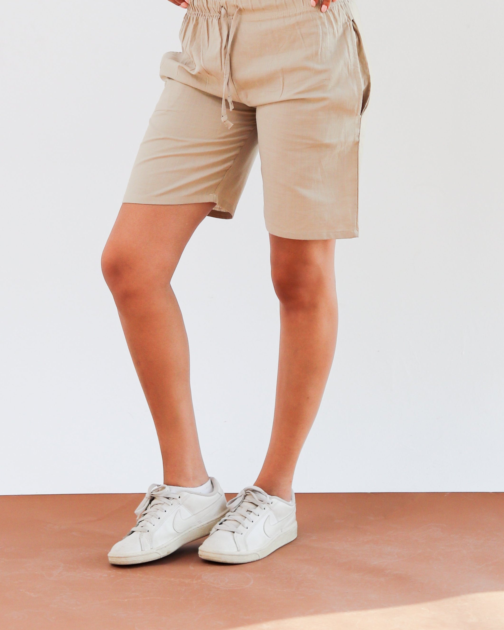 Linen Short - Beige
