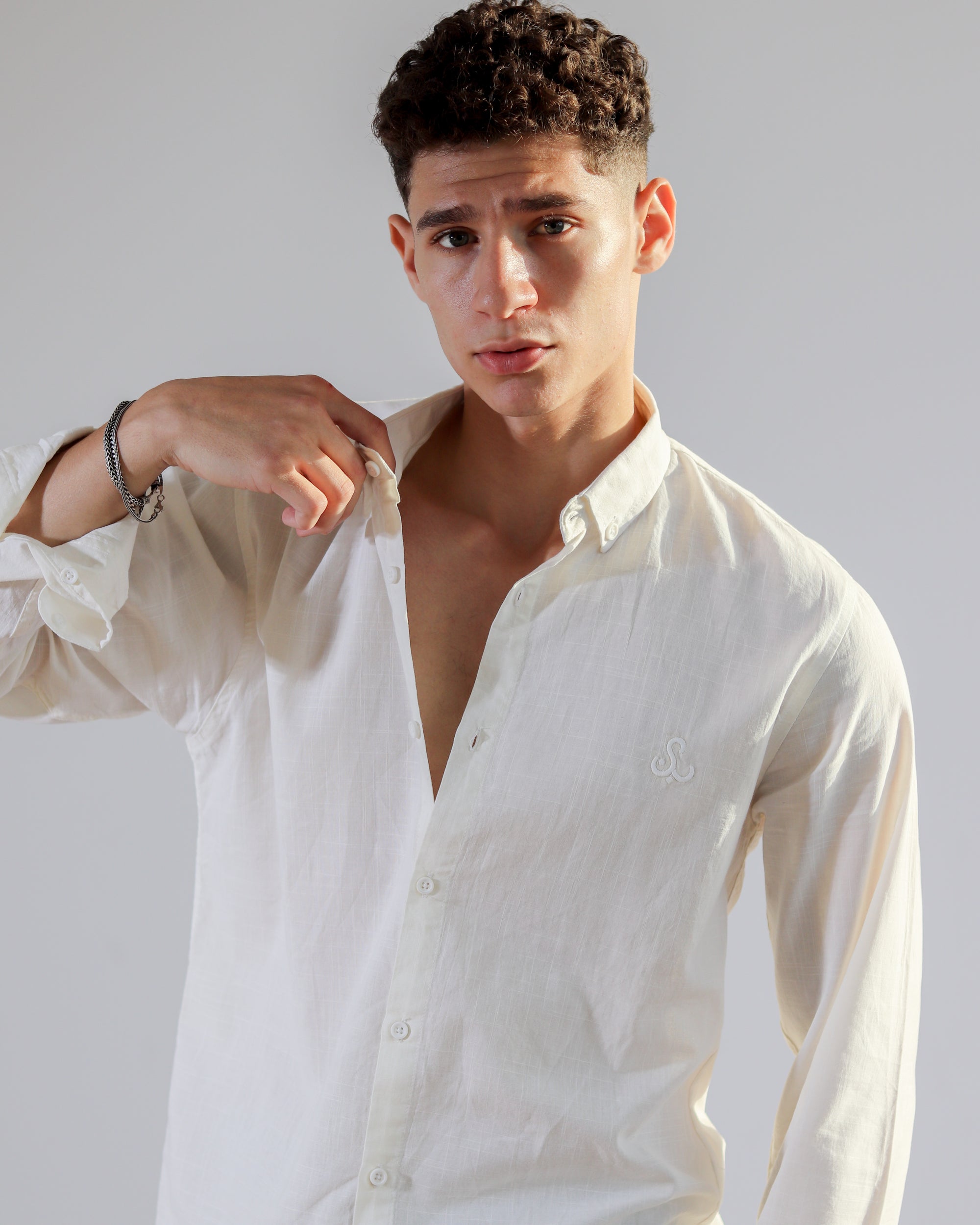 Linen Shirt - Off White