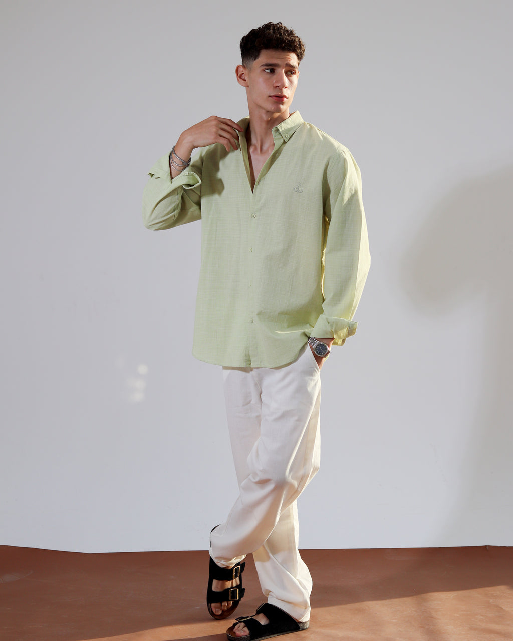 Linen Pant - Beige