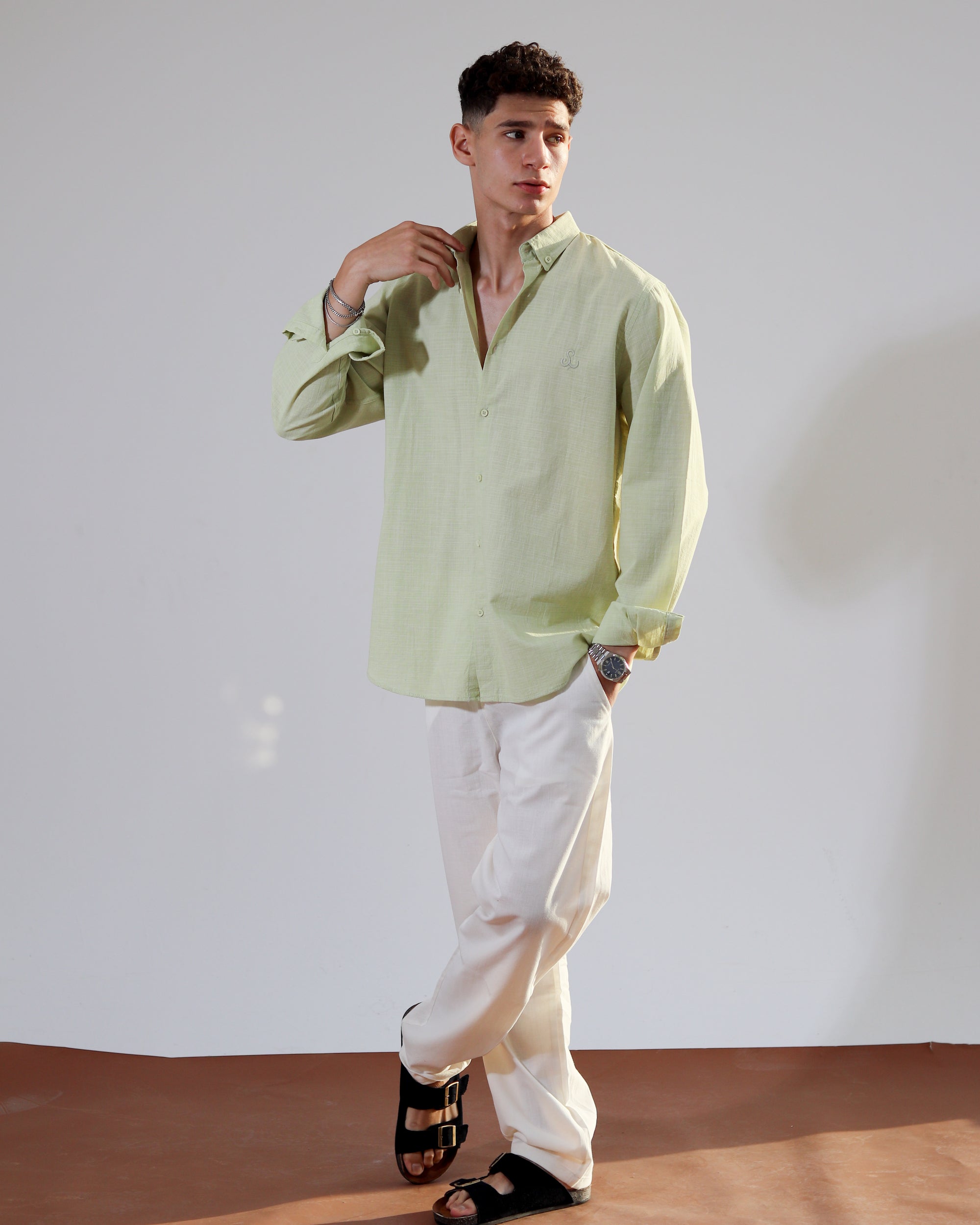 Linen Pant - Beige