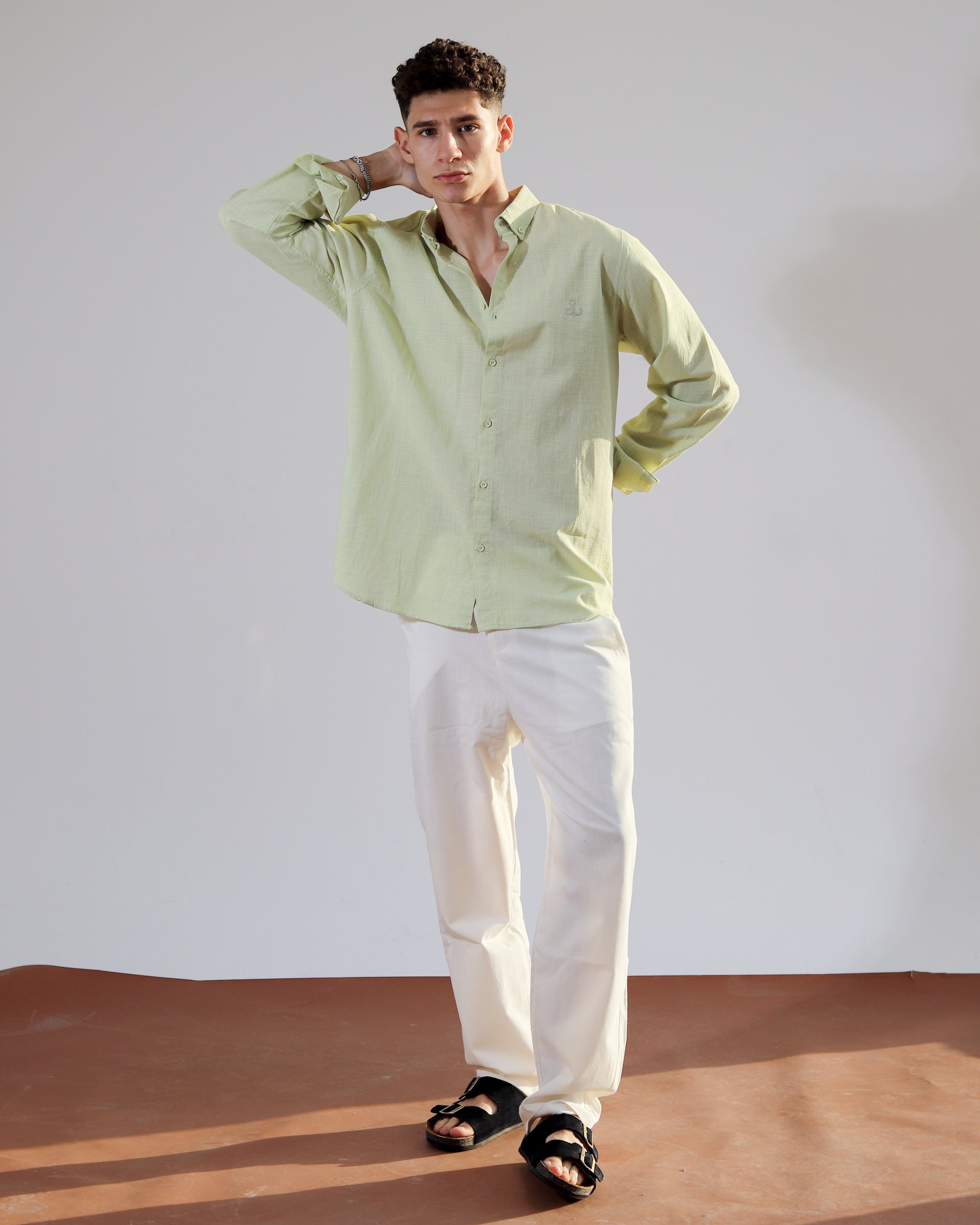 Linen Pant - Beige