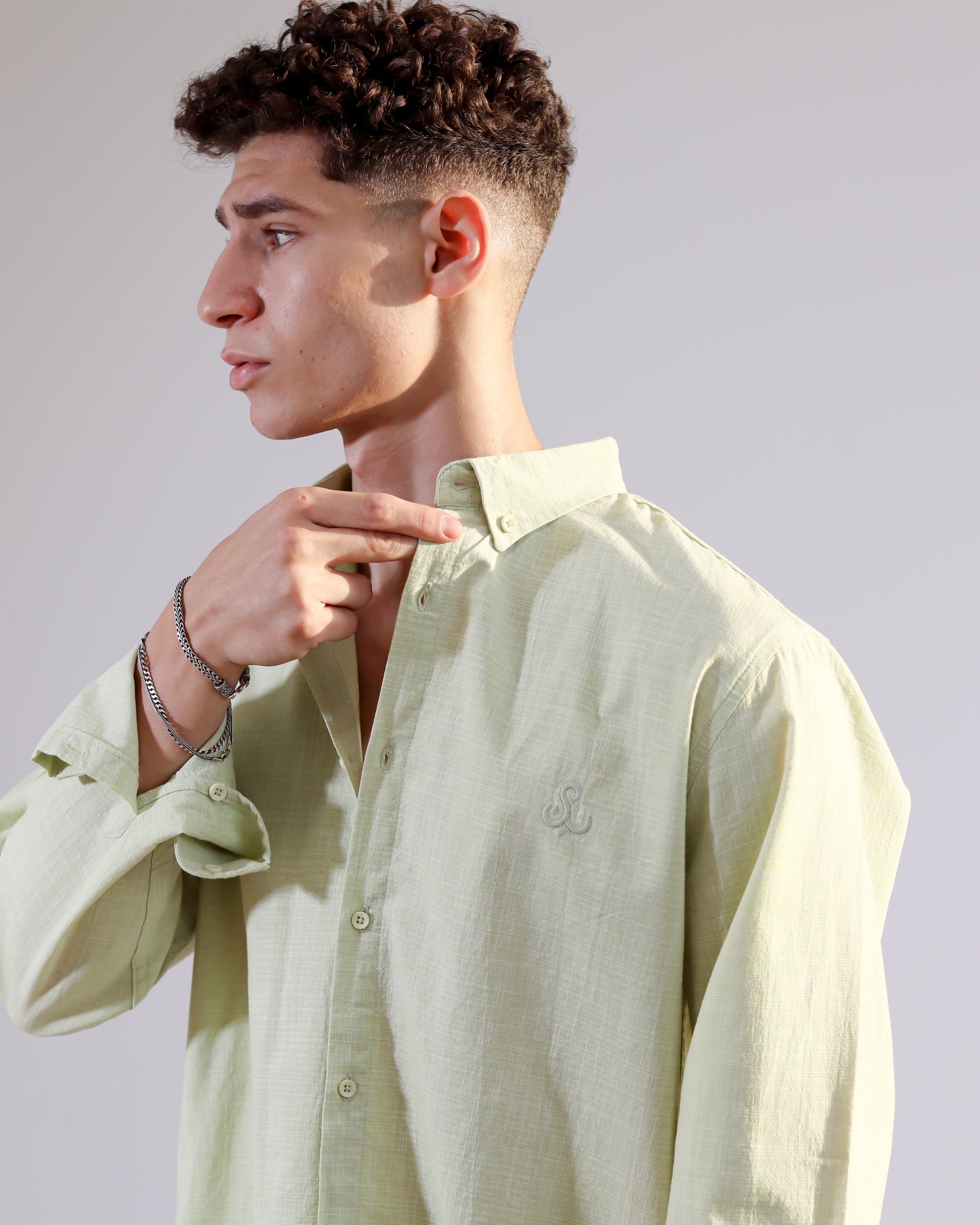 Linen Shirt - Sage