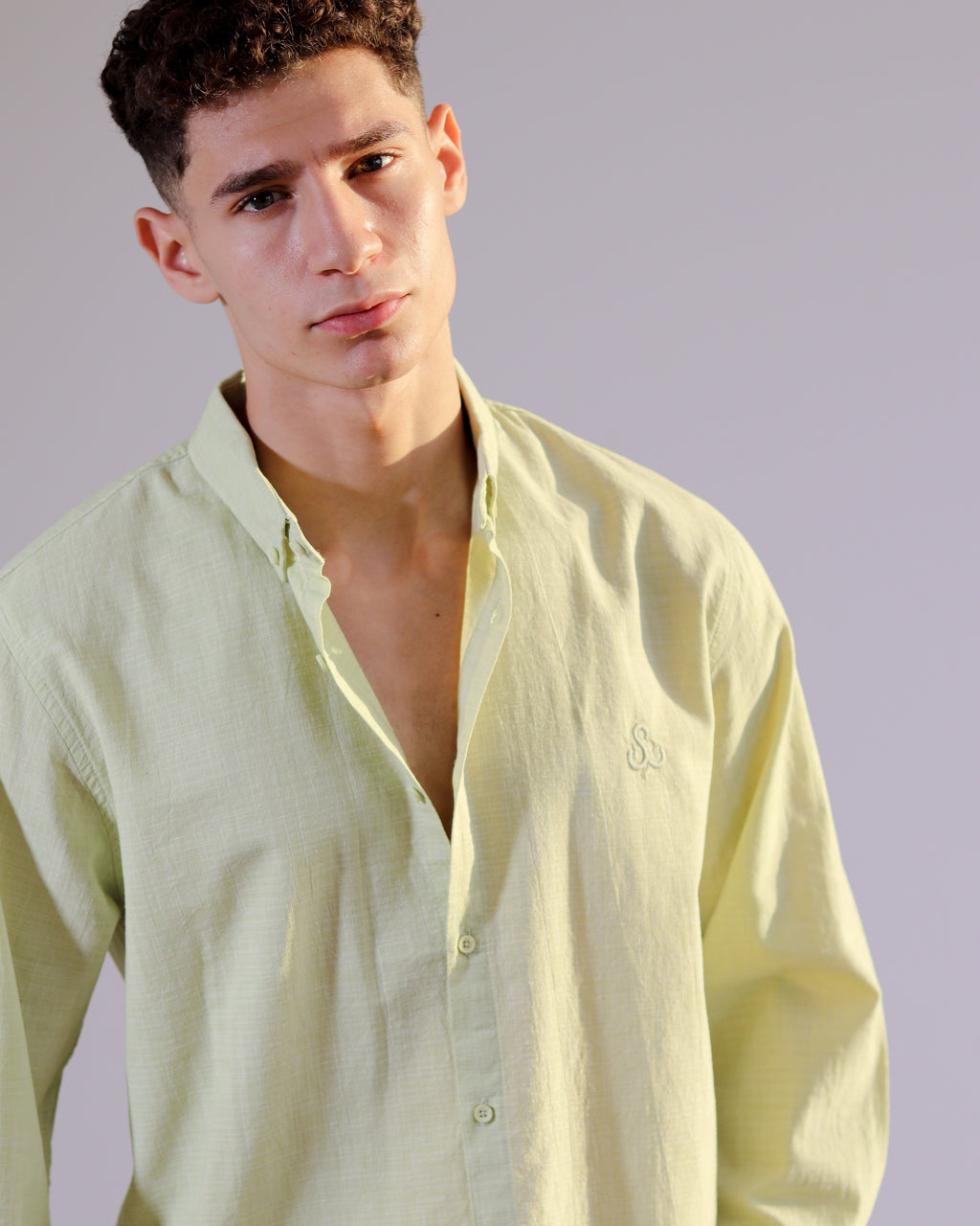 Linen Shirt - Sage